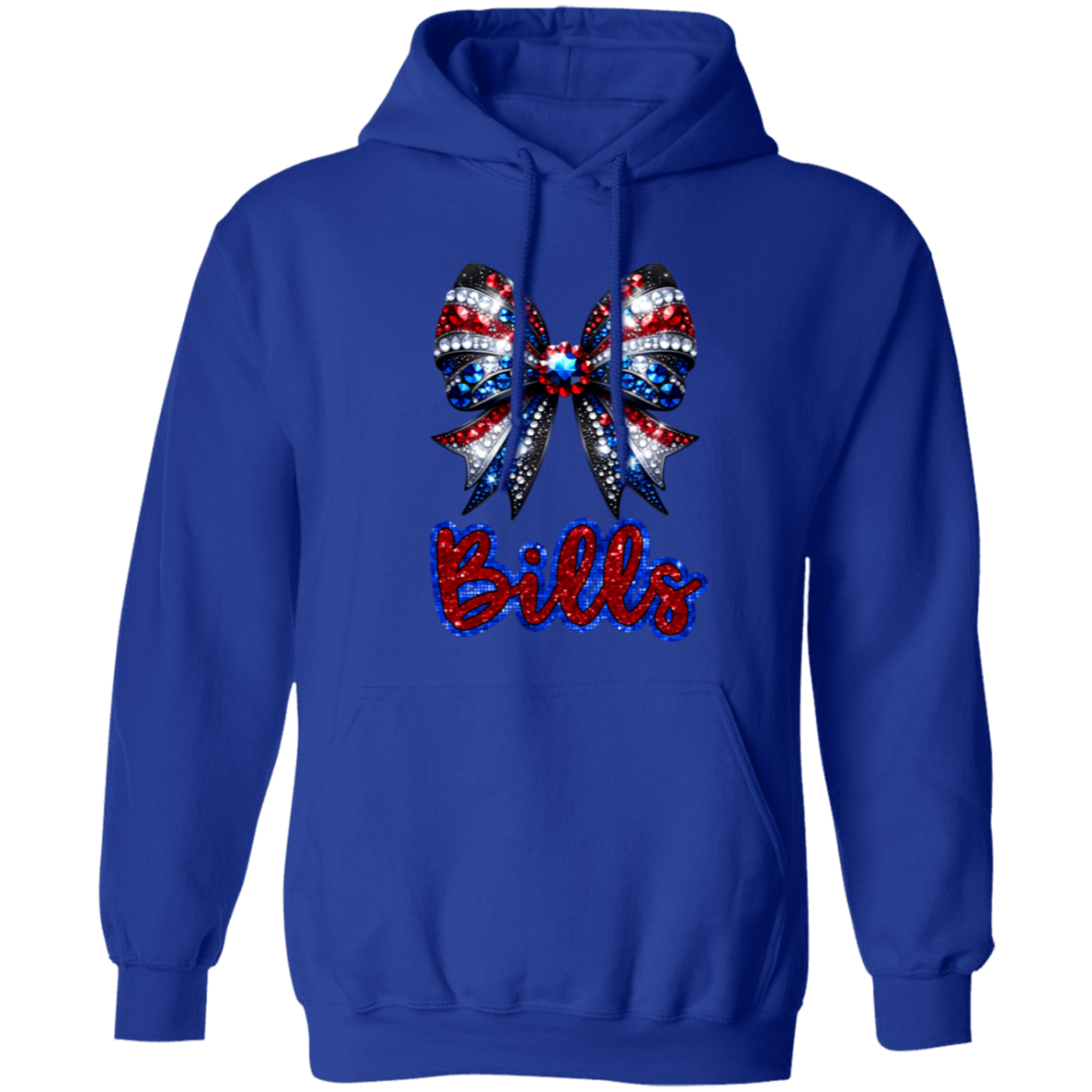 Bills Fan Blinged Out Hoodie