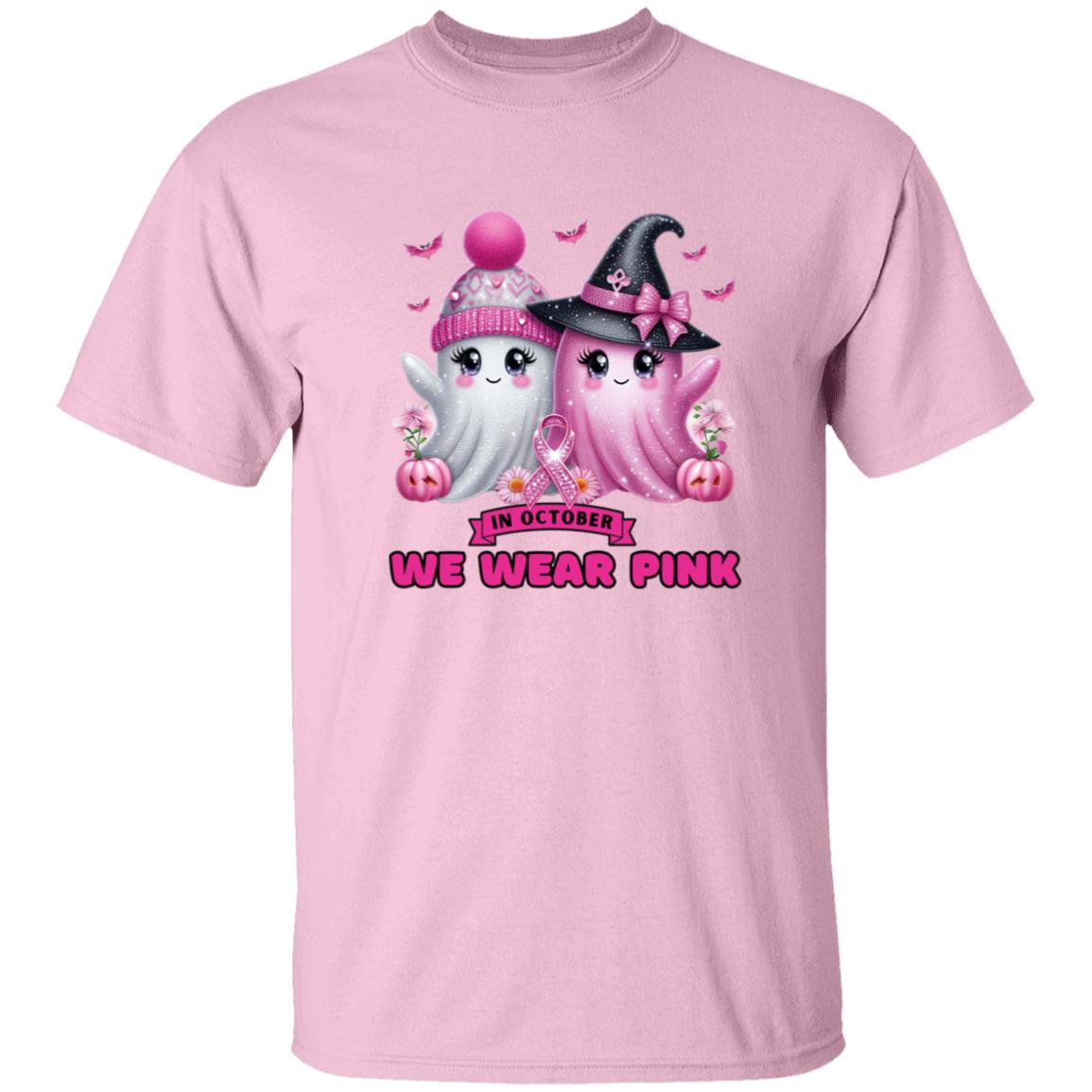 "In October We Wear Pink" Breast Cancer Awareness Tee"