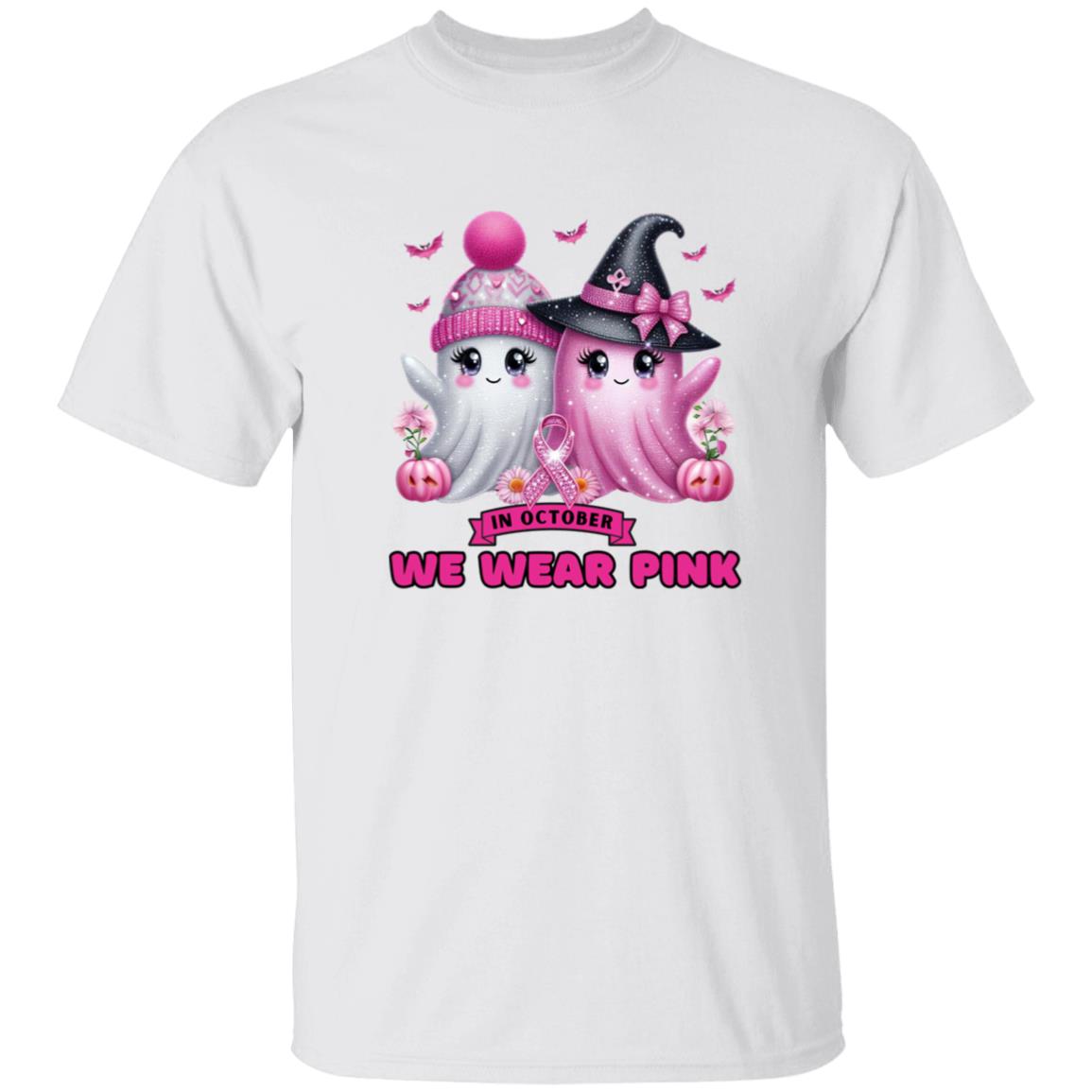 "In October We Wear Pink" Breast Cancer Awareness Tee"