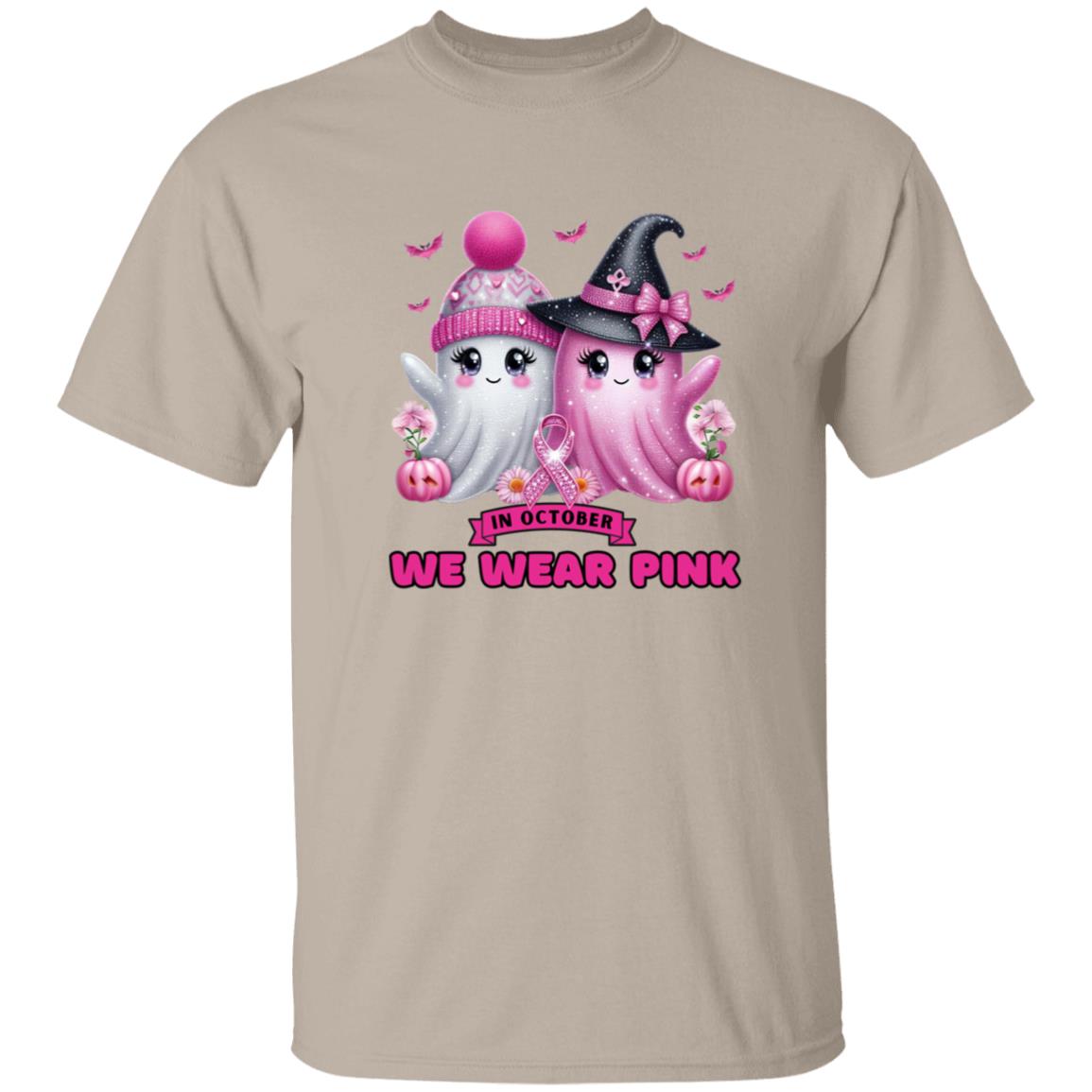 "In October We Wear Pink" Breast Cancer Awareness Tee"