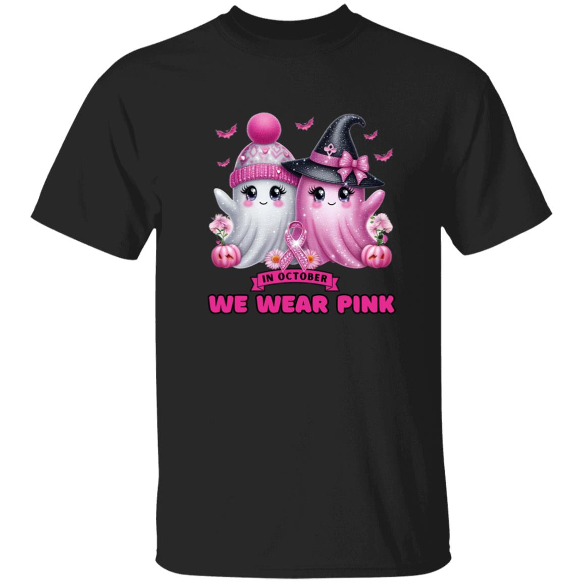 "In October We Wear Pink" Breast Cancer Awareness Tee"