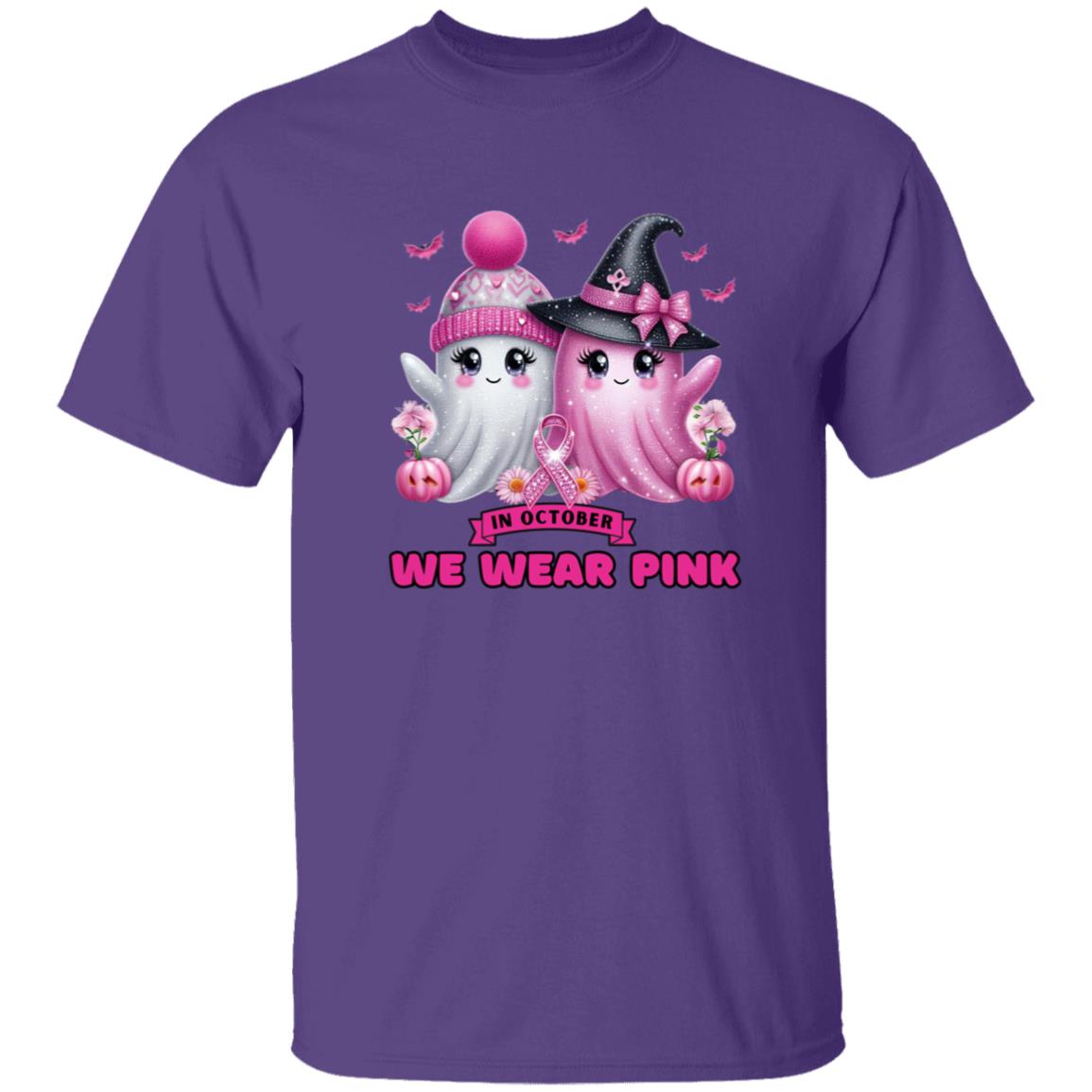 "In October We Wear Pink" Breast Cancer Awareness Tee"